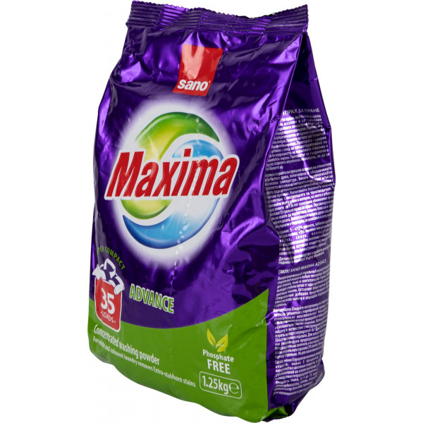Фото - Стиральный порошок Sano Эдванс 1.25 кг (7290010935314)