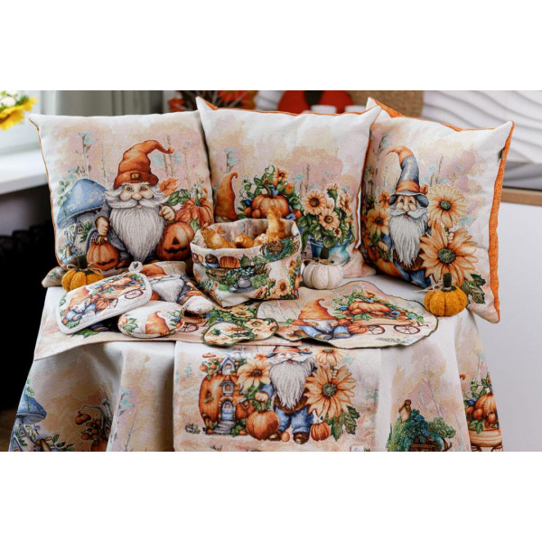 Фото - Хлебница Прованс Тыквенные гномы 16х14х15 см (036353)