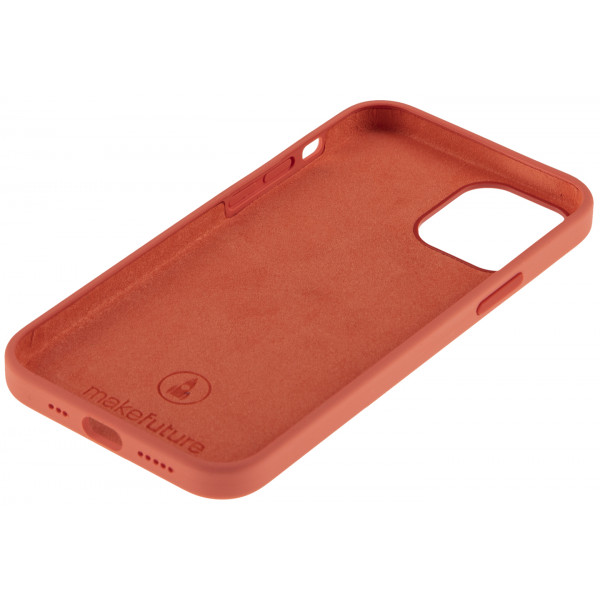 Фото - Микроповреждение - Бампер для смартфона MakeFuture Premium Silicone Apple iPhone 12/12 Pro Pink Citrus (MCLP-AI12/12PPC)