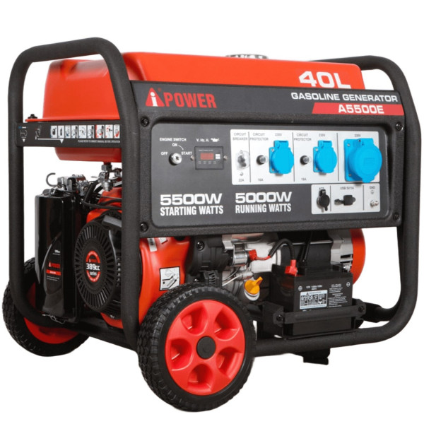 Фото - Генератор бензиновый A-iPower A5500E