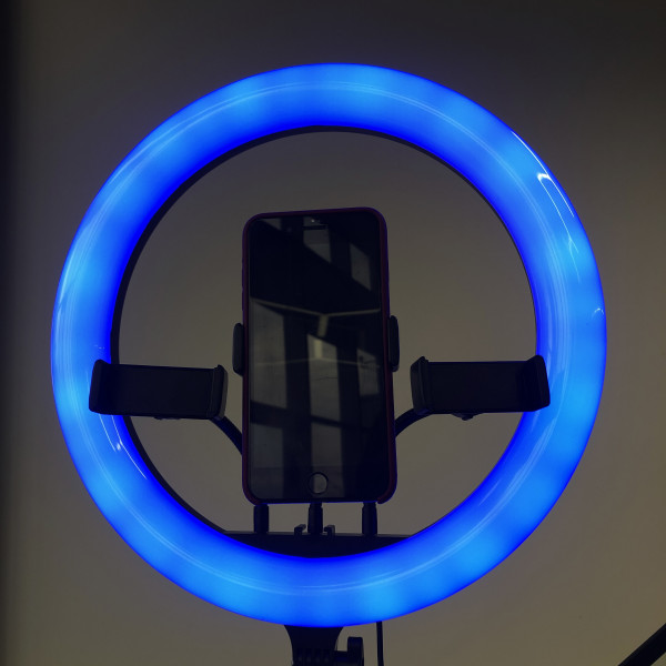 Фото - Набор для блогера Lovely Stream Кольцевая LED лампа 14'' c пультом управления и штативом (31455/31544)
