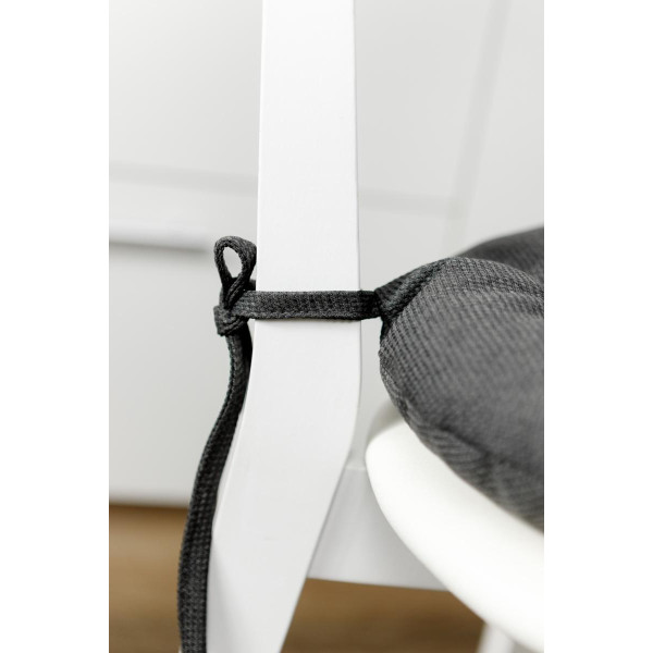 Фото - Подушка для стула Прованс LEON графит D40 см (038928)