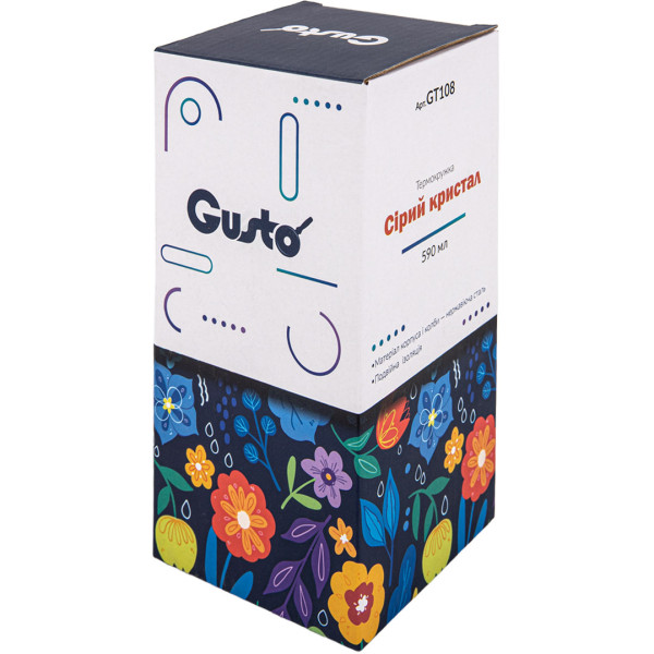 Фото - Термокружка Gusto Серый кристалл 590 мл (GT108)