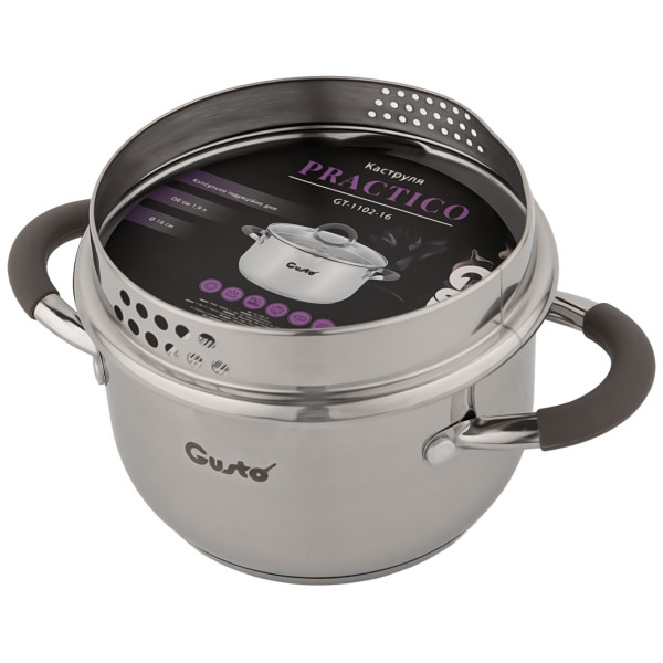 Фото - Кастрюля Gusto GT-1102-16 1.9 л