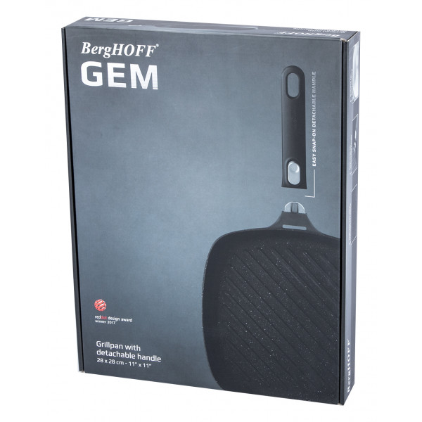 Фото - Сковорода гриль Berghoff 2307307 GEM, 28 см, 5,5 л