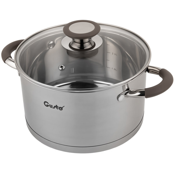 Фото - Кастрюля Gusto GT-1103-20 Level 20 см 3.6 л
