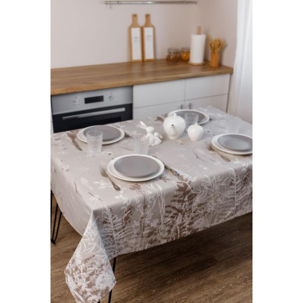 Фото - Скатерть прямоугольная Прованс Flora 132х180 см (040482)