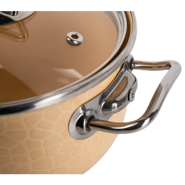 Фото - Кастрюля Gusto Пряженое молоко Premium 3,1 л GT-T-218-PM