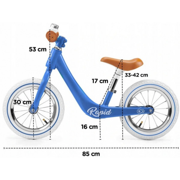 Фото - Беговел Kinderkraft Rapid Blue Sapphire (KKRRAPIBLU0000)