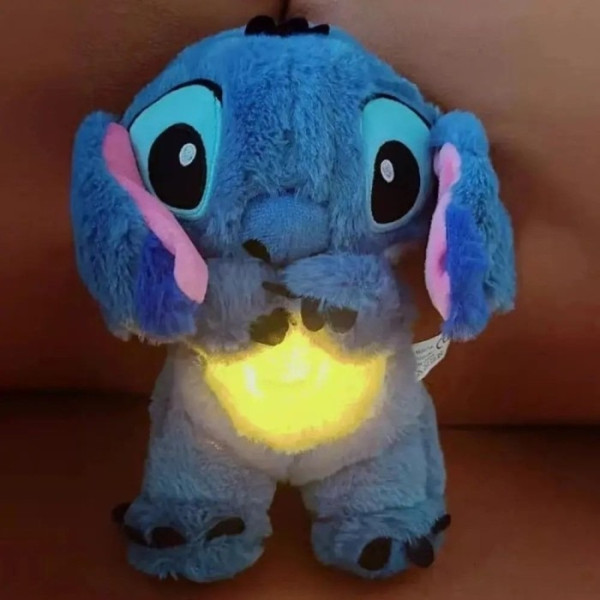 Фото - Интерактивная игрушка мягкая Luminous Music Stitch Дыхающий Стич синий (6956062000196)