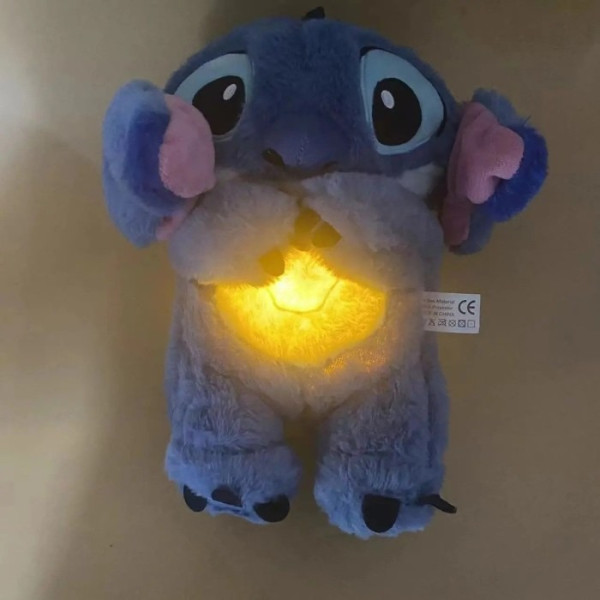 Фото - Интерактивная игрушка мягкая Luminous Music Stitch Дыхающий Стич синий (6956062000196)