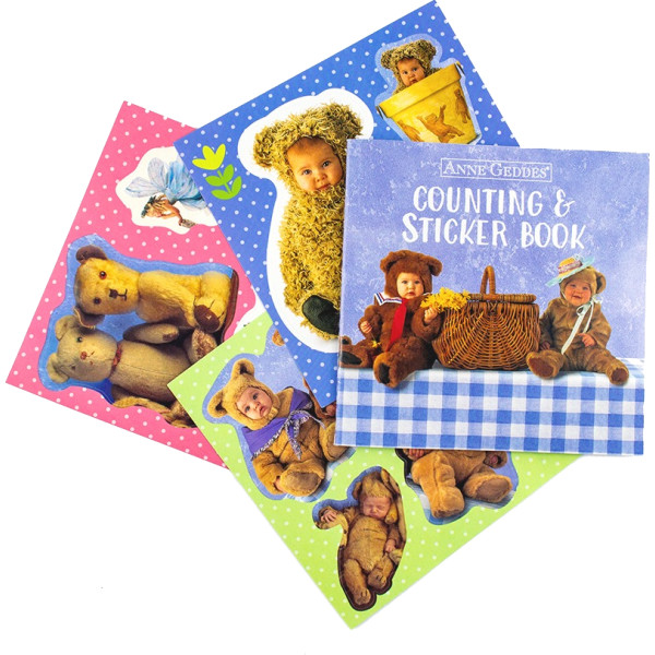 Фото - Мягкий пупс Anne Geddes Маленький Медвежонок с сумкой и стикерами 23 см (21071AG)