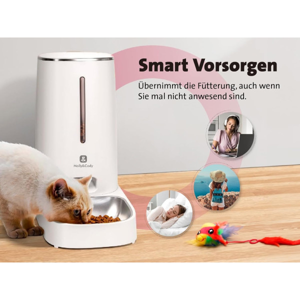 Фото - Смарт-кормушка для животных Molly&Cody FD11 на одну миску White