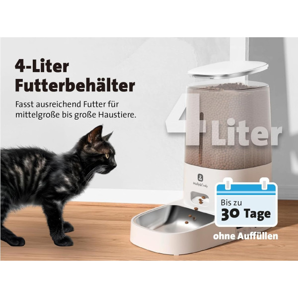 Фото - Смарт-кормушка для животных Molly&Cody FD11 на одну миску White