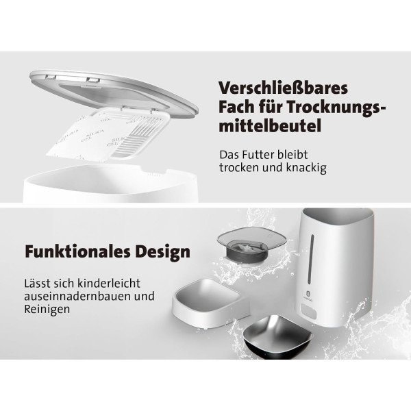 Фото - Смарт-кормушка для животных Molly&Cody FD11 на одну миску White