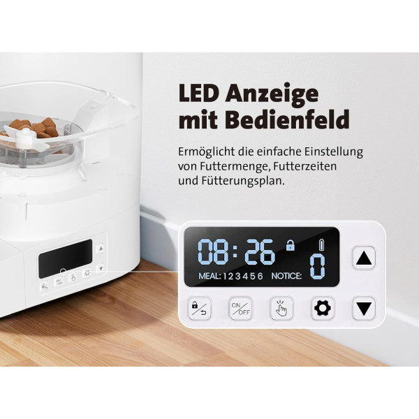 Фото - Смарт-кормушка для животных Molly&Cody FD11 на одну миску White