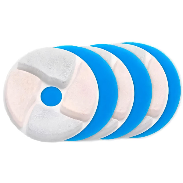 Фото - Фильтр для поилок PetChois WF1 White&Blue 4 шт.