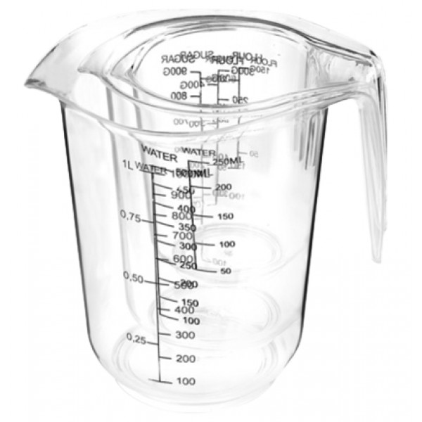 Фото - Набор емкостей мерных Bager Aqua Set 0.25 л 0.5 л 1 л (BG-673)