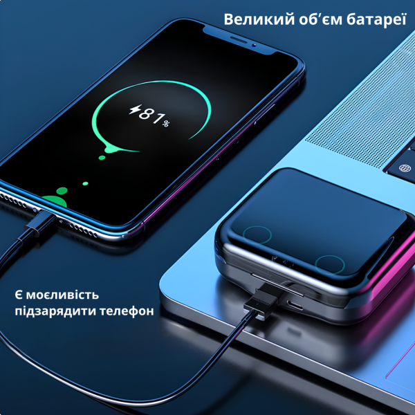 Фото - Наушники вкладыши беспроводные TWS INSPIRE M21 Black