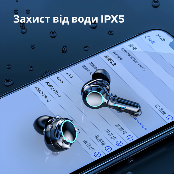 Фото - Наушники вкладыши беспроводные TWS INSPIRE M21 Black