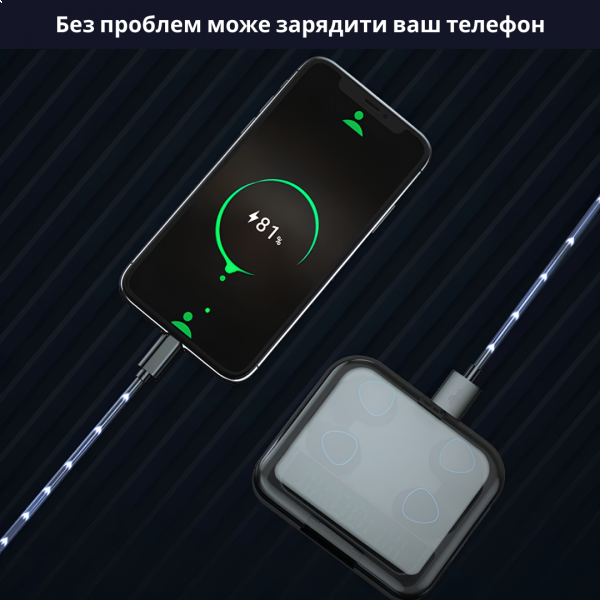 Фото - Наушники вкладыши беспроводные TWS INSPIRE M22 Black