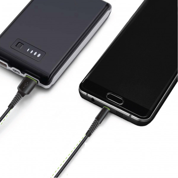 Фото - Кабель синхронизации данных Intaleo Micro USB 0,2м Black (CBFLEXM0)
