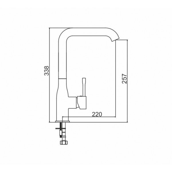 Фото - Смеситель кухонный Interline Loft New Avena