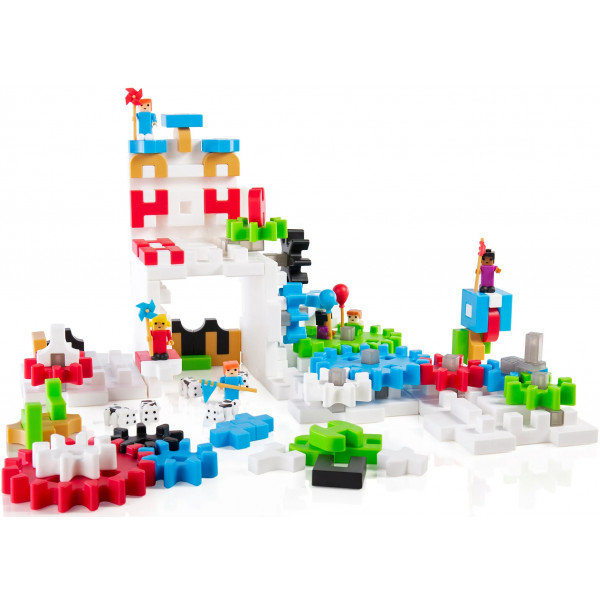 Фото - Пластиковый конструктор Guidecraft IO Blocks Tabletop System с дополненной 3d реальностью, 118 деталей (G9640)