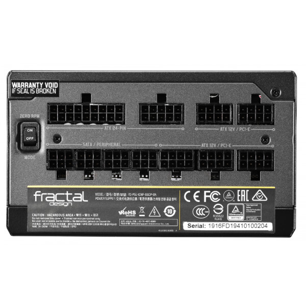 Фото - Блок питания для ПК Fractal Design ION+Platinum 660W (FD-PSU-IONP-660P-BK-EU)