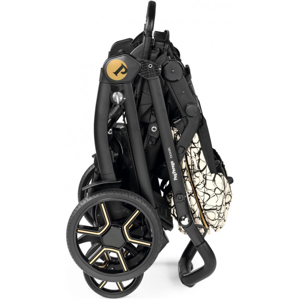 Фото - Коляска универсальная 3 в 1 Peg-Perego Book Grafic Gold Lounge (PACK-BOOK31LG00002)