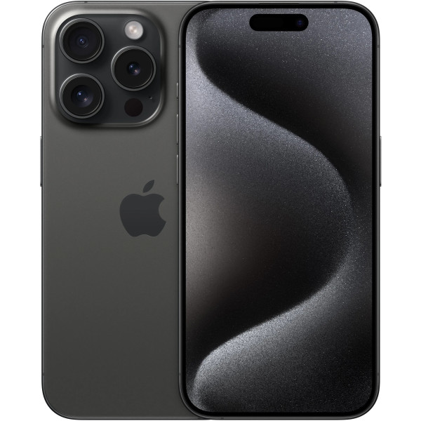 Смартфон Apple iPhone 15 Pro 128GB Black Titanium (Восстановленный, Хорошее состояние) e-SIM