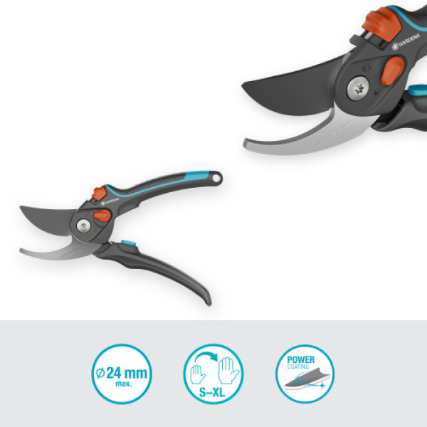 Фото - Ножницы садовые Gardena PremiumCut Pro Flex S-XL обводные 24 мм (12252-20.000.00)