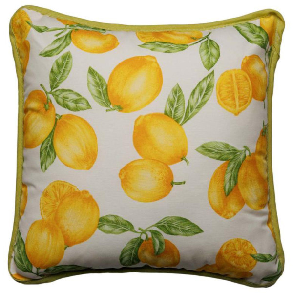 Фото - Подушка декоративная Прованс Лимончики 40х40 см (043223)