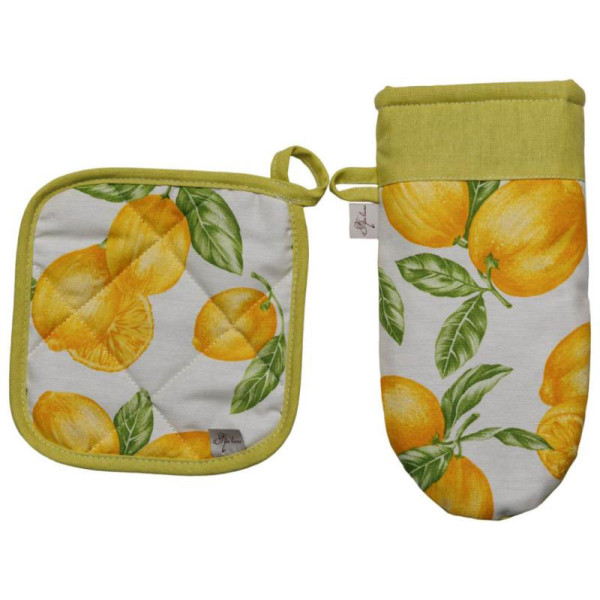 Фото - Прихватка-рукавица Прованс Лимончики 30х18 см (043229)