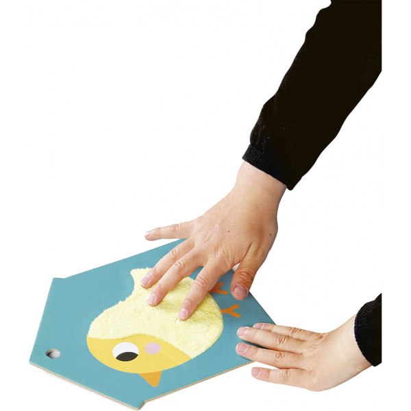 Фото - Книжка-игрушка Janod Тактильные карточки Ферма (J02692)