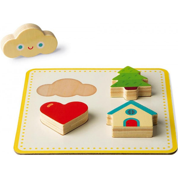 Фото - Настольная игра Janod Лото. Изучаем формы (J05318)