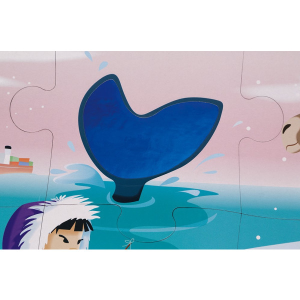 Фото - Пазлы (3-4 года) Janod Жизнь на льду 20 эл. (J02773)