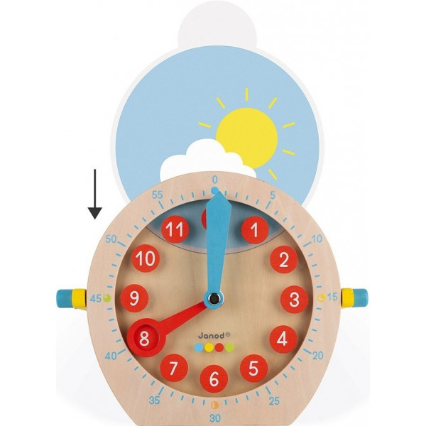 Фото - Настольная игра (5-7 лет) Janod Учимся Называть Время (J05076)