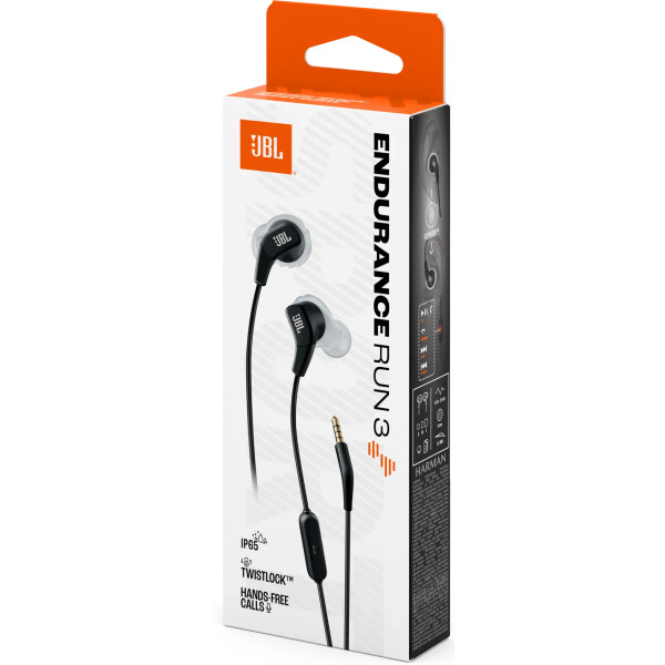 Фото - Наушники вкладыши проводные JBL Endurance Run 3 Wired Black-Grey (JBLENDURRUN3BLKG)