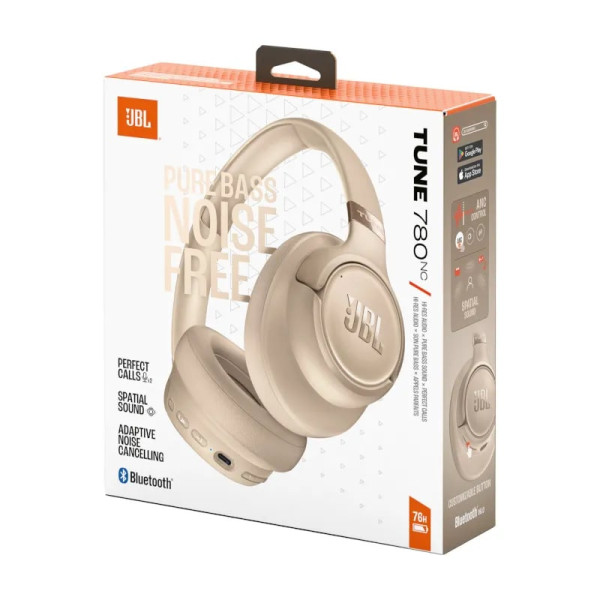Фото - Наушники накладные беспроводные JBL Tune 780 NC Beige (JBLT780NCBEG)