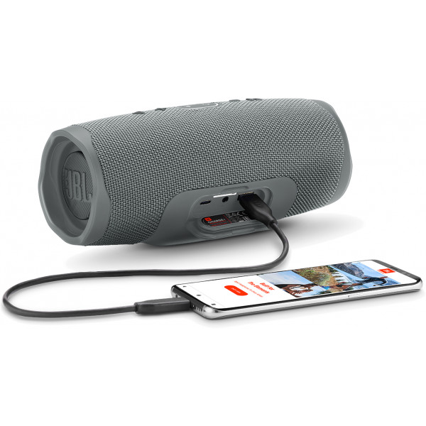 Фото - Портативная акустика JBL Charge 4 Grey (JBLCHARGE4GRY)