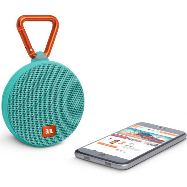 Фото - Портативная акустика JBL Clip 2 Teal (JBLCLIP2TELEU)