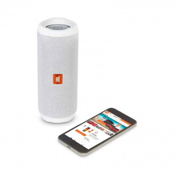 Фото - Портативная акустика JBL Flip 4 White (JBLFLIP4WHT)
