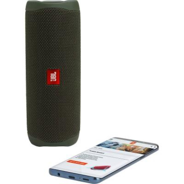 Фото - Портативная акустика JBL Flip 5 Green (JBLFLIP5GREN)