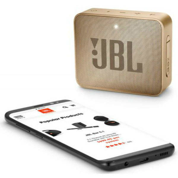 Фото - Портативная акустика JBL Go 2 Champagne (JBLGO2CHAMPAGNE)