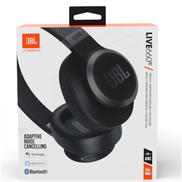 Фото - Уценка - Наушники полноразмерные беспроводные JBL Live 660 NC Black (JBLLIVE660NCBLK)