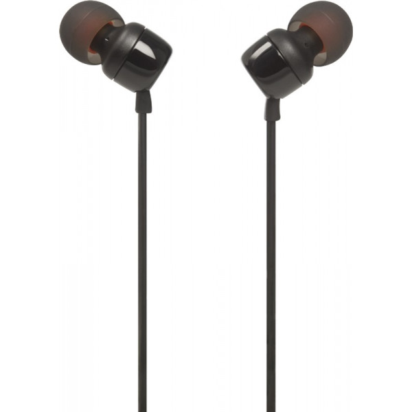 Фото - Наушники вкладыши JBL T160 Black (JBLT160BLK)