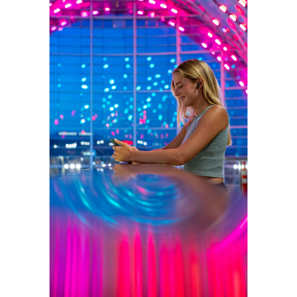 Фото - Наушники вкладыши беспроводные TWS JBL Tune FleX Gost Black(JBLTFLEXGBLK)