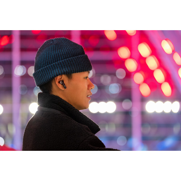 Фото - Наушники вкладыши беспроводные TWS JBL Tune FleX Gost Black(JBLTFLEXGBLK)