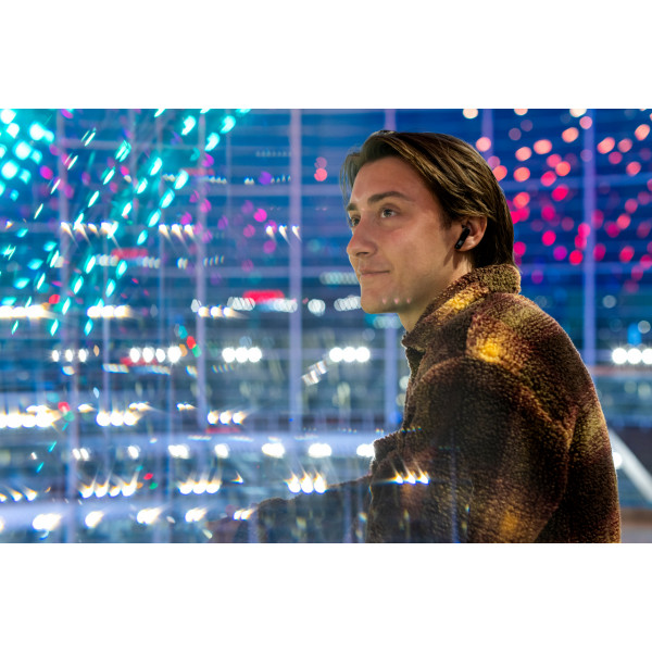 Фото - Наушники вкладыши беспроводные TWS JBL Tune FleX Gost Black(JBLTFLEXGBLK)